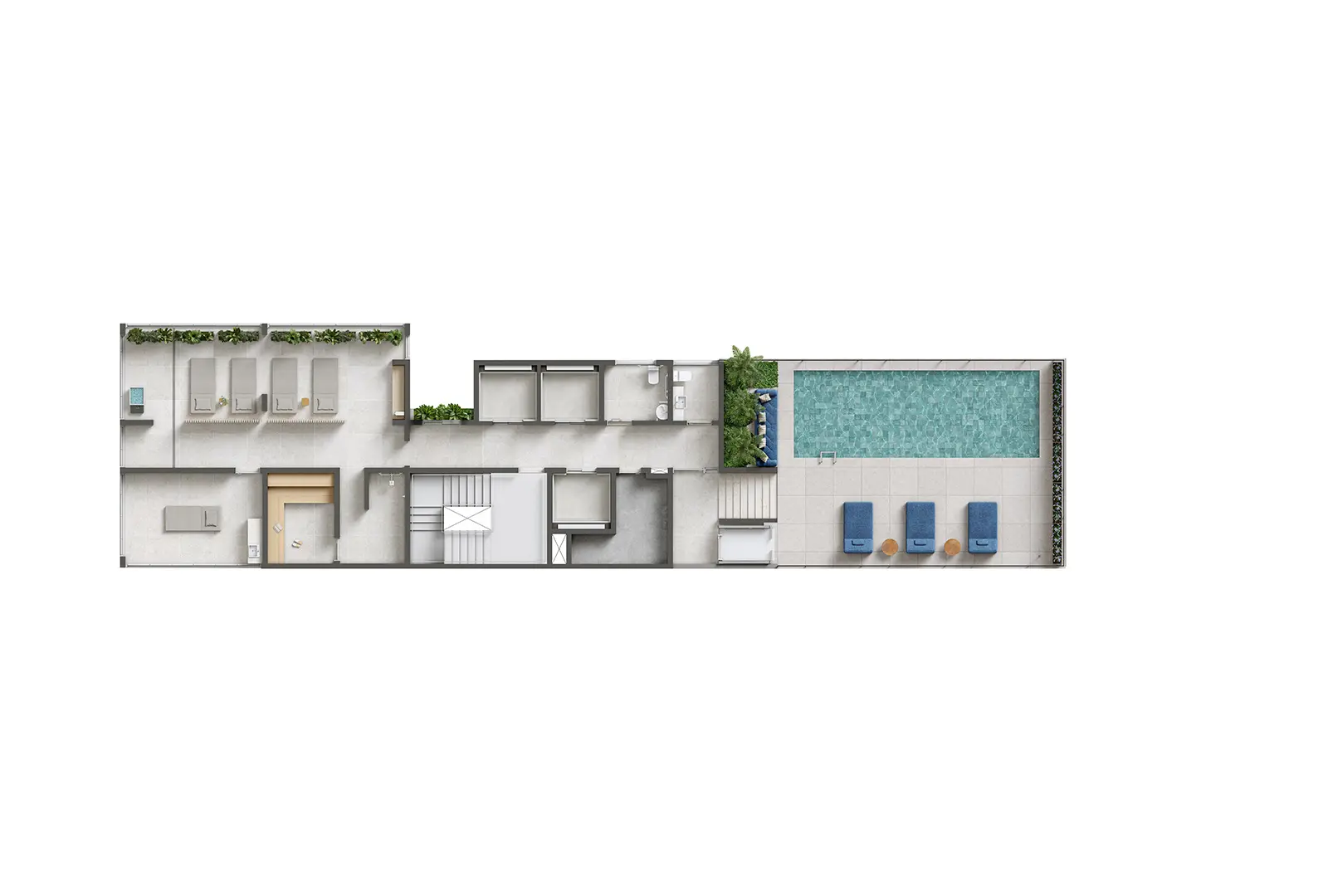 NEX ONE SARUTAIÁ JARDINS Lazer 19 Pavimento